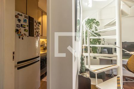 Sala  de apartamento à venda com 1 quarto, 110m² em Indianópolis, São Paulo