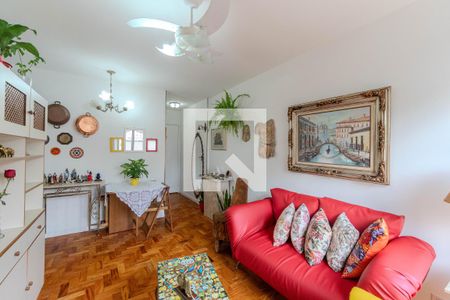 Sala de apartamento à venda com 1 quarto, 44m² em Bela Vista, São Paulo