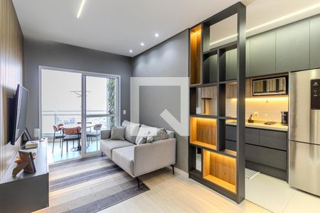 Sala de apartamento à venda com 1 quarto, 50m² em Santa Ifigênia, São Paulo