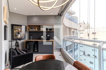 Varanda de apartamento à venda com 1 quarto, 50m² em Santa Ifigênia, São Paulo