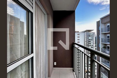 Sacada da Sala de apartamento para alugar com 1 quarto, 29m² em Jardim Caravelas, São Paulo