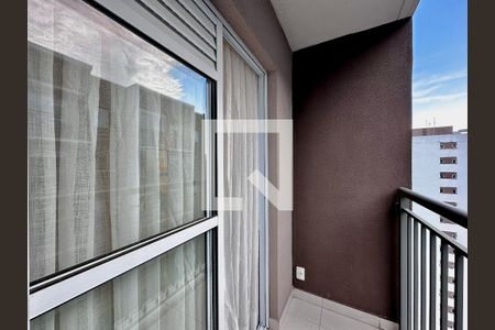 Sacada da Sala de apartamento para alugar com 1 quarto, 29m² em Jardim Caravelas, São Paulo