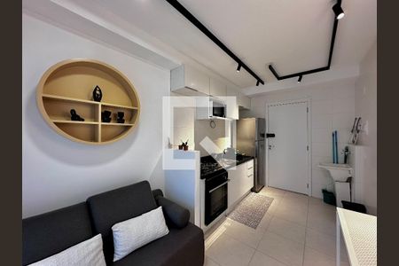 Sala de apartamento para alugar com 1 quarto, 29m² em Jardim Caravelas, São Paulo
