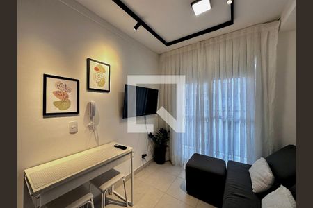 Sala de apartamento para alugar com 1 quarto, 29m² em Jardim Caravelas, São Paulo