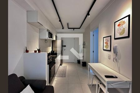 Sala de apartamento para alugar com 1 quarto, 29m² em Jardim Caravelas, São Paulo