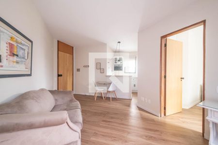 Sala de apartamento para alugar com 1 quarto, 37m² em Brooklin Novo, São Paulo