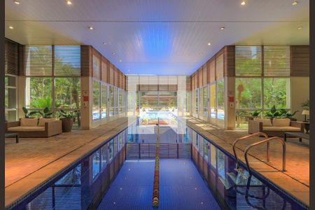 Área comum - Piscina de apartamento à venda com 1 quarto, 50m² em Cidade Monções, São Paulo