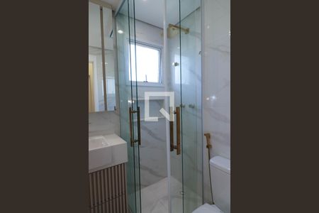 Banheiro da Suíte de apartamento para alugar com 3 quartos, 81m² em Vila Progresso, Guarulhos