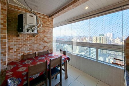 Sacada de apartamento para alugar com 3 quartos, 95m² em Vila Tupi, Praia Grande