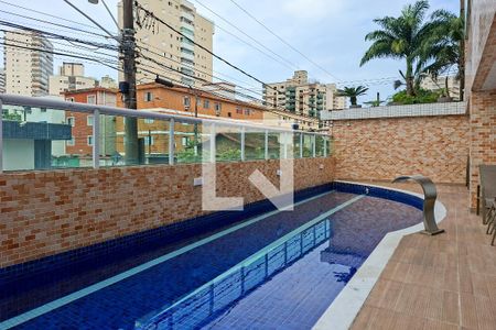 Área comum - Piscina de apartamento para alugar com 3 quartos, 95m² em Vila Tupi, Praia Grande