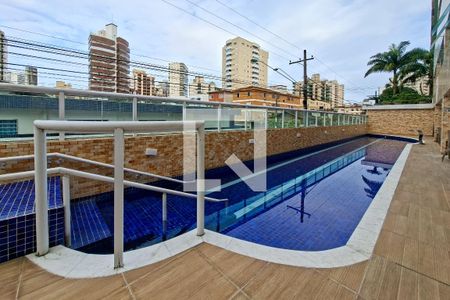 Área comum - Piscina de apartamento para alugar com 3 quartos, 95m² em Vila Tupi, Praia Grande