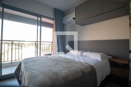 Sala/Quarto de apartamento para alugar com 1 quarto, 28m² em Brooklin, São Paulo