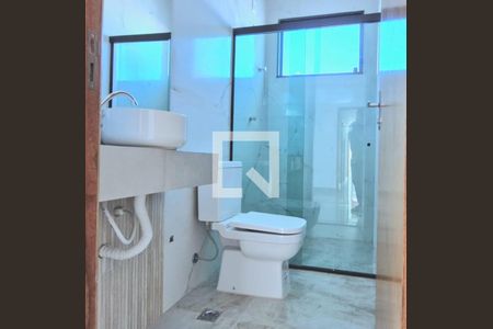 Banheiro da Suíte 3 de casa à venda com 3 quartos, 180m² em Jardim Imperial, Lagoa Santa
