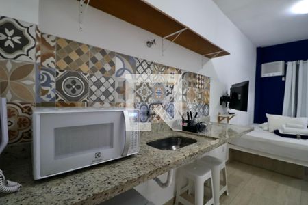 Studio de kitnet/studio para alugar com 1 quarto, 29m² em Jardim Virginia, Guarujá