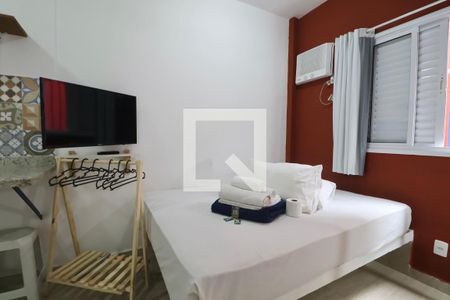 Sala de apartamento para alugar com 1 quarto, 20m² em Jardim Virginia, Guarujá