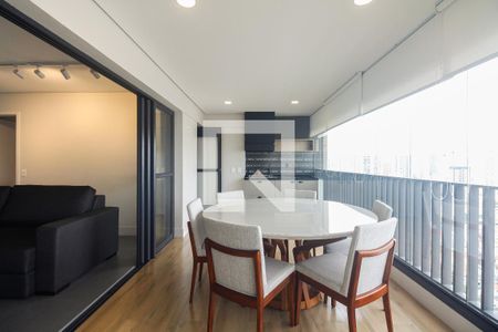 Varanda Gourmet de apartamento à venda com 2 quartos, 124m² em Tatuapé, São Paulo