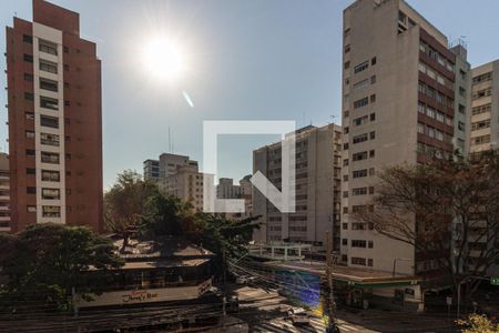 Vista da Sala de apartamento à venda com 1 quarto, 53m² em Consolação, São Paulo
