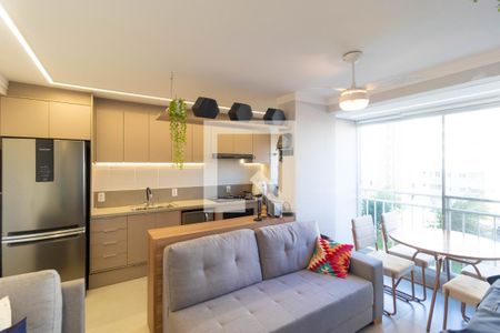 Salas de apartamento à venda com 2 quartos, 46m² em Jardim São Vicente, Campinas