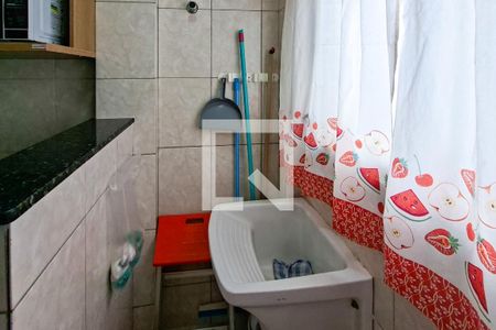 Área de Serviço de apartamento para alugar com 1 quarto, 50m² em Cidade Ocian, Praia Grande