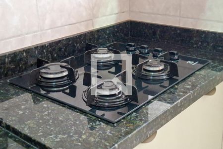 Cozinha de apartamento para alugar com 1 quarto, 50m² em Cidade Ocian, Praia Grande