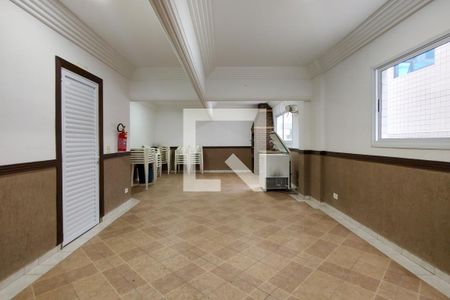 Área comum - Churrasqueira de apartamento para alugar com 1 quarto, 50m² em Cidade Ocian, Praia Grande
