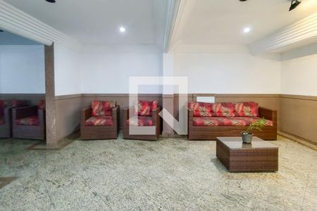 Hall de entrada de apartamento para alugar com 1 quarto, 50m² em Cidade Ocian, Praia Grande