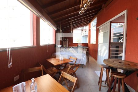 Área comum - Churrasqueira de apartamento para alugar com 1 quarto, 20m² em Jardim Virginia, Guarujá