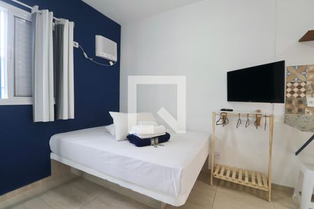 Quarto de apartamento para alugar com 1 quarto, 25m² em Jardim Virginia, Guarujá