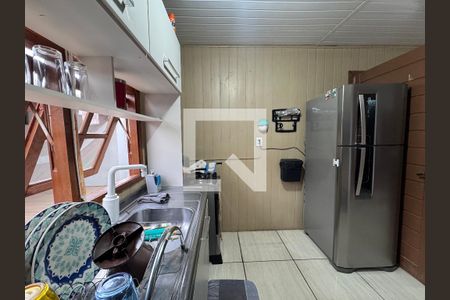 Cozinha de casa à venda com 2 quartos, 80m² em Santos Dumont, São Leopoldo