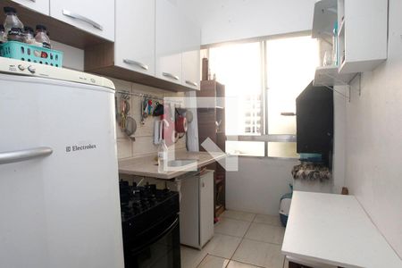 Cozinha e Área de Serviço de apartamento à venda com 1 quarto, 31m² em Centro Histórico, Porto Alegre