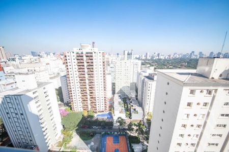 Varanda - Vista de apartamento à venda com 3 quartos, 142m² em Itaim Bibi, São Paulo
