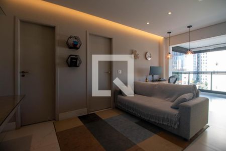 Sala de apartamento à venda com 1 quarto, 51m² em Chácara Santo Antônio (zona Sul), São Paulo