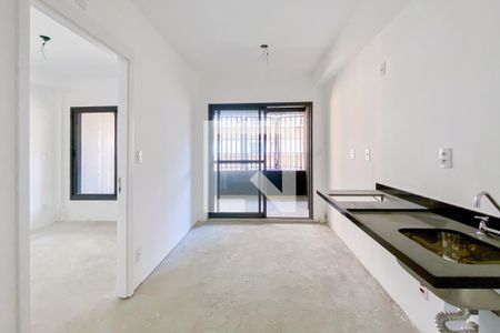 Sala/Cozinha de apartamento à venda com 1 quarto, 35m² em Jardim Paulista, São Paulo