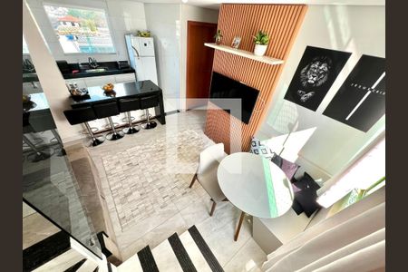 Sala de apartamento para alugar com 2 quartos, 90m² em Santa Branca, Belo Horizonte