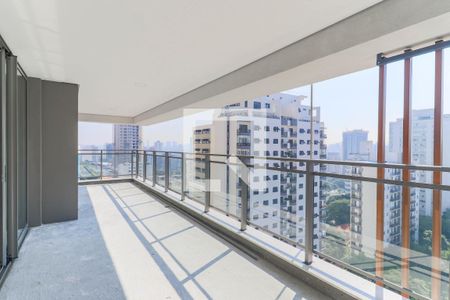 Varanda de apartamento à venda com 3 quartos, 154m² em Campo Belo, São Paulo