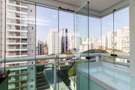 Varanda da Sala de apartamento à venda com 1 quarto, 42m² em Barra Funda, São Paulo