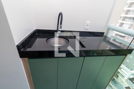 Varanda da Sala de apartamento à venda com 1 quarto, 42m² em Barra Funda, São Paulo