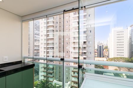 Varanda da Sala de apartamento à venda com 1 quarto, 42m² em Barra Funda, São Paulo