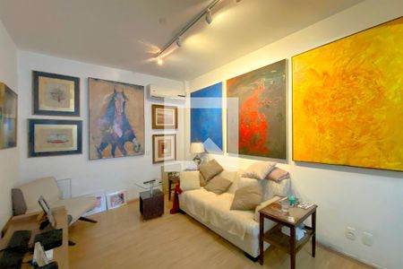 Sala de Estar de apartamento à venda com 4 quartos, 200m² em Lourdes, Belo Horizonte