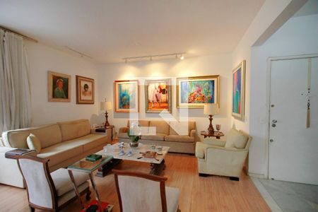 Sala de apartamento à venda com 4 quartos, 200m² em Lourdes, Belo Horizonte