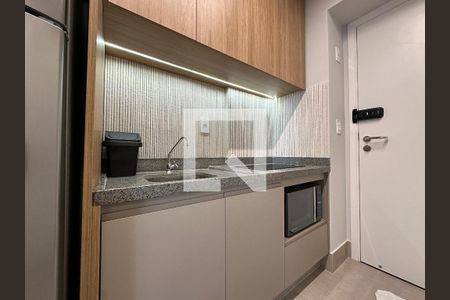 Cozinha de kitnet/studio à venda com 1 quarto, 36m² em Perdizes, São Paulo