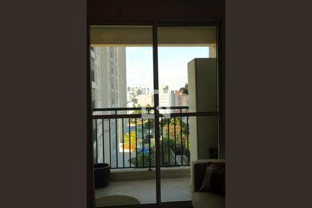 Varanda da Sala de apartamento à venda com 1 quarto, 45m² em Jardim Olavo Bilac, São Bernardo do Campo