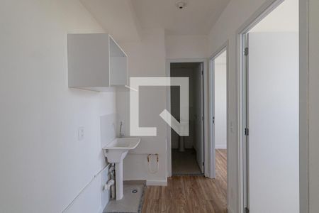 Cozinha e Área de Serviço de apartamento à venda com 2 quartos, 36m² em Vila Guilhermina, São Paulo