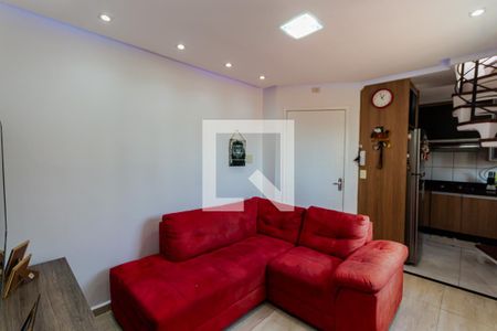 Sala de apartamento à venda com 2 quartos, 76m² em Parque das Nações, Santo André