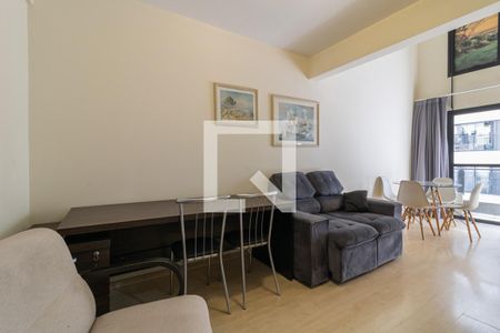 Sala de apartamento à venda com 1 quarto, 58m² em Moema, São Paulo