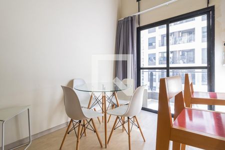 Sala de Jantar de apartamento à venda com 1 quarto, 58m² em Moema, São Paulo