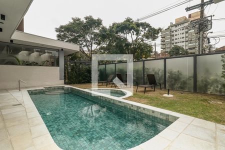 Área comum - Piscina de apartamento à venda com 3 quartos, 129m² em Petrópolis, Porto Alegre