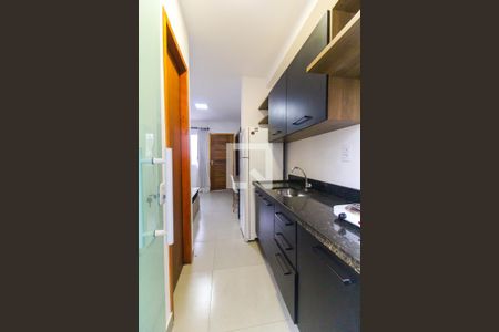 Cozinha de kitnet/studio para alugar com 1 quarto, 32m² em Cidade Antônio Estêvão de Carvalho, São Paulo