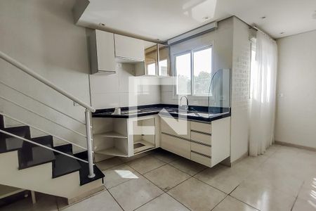 Sala/Cozinha de apartamento à venda com 2 quartos, 92m² em Parque Oratório, Santo André