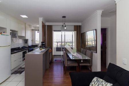 Sala de apartamento à venda com 2 quartos, 50m² em Vila Metalúrgica, São Paulo